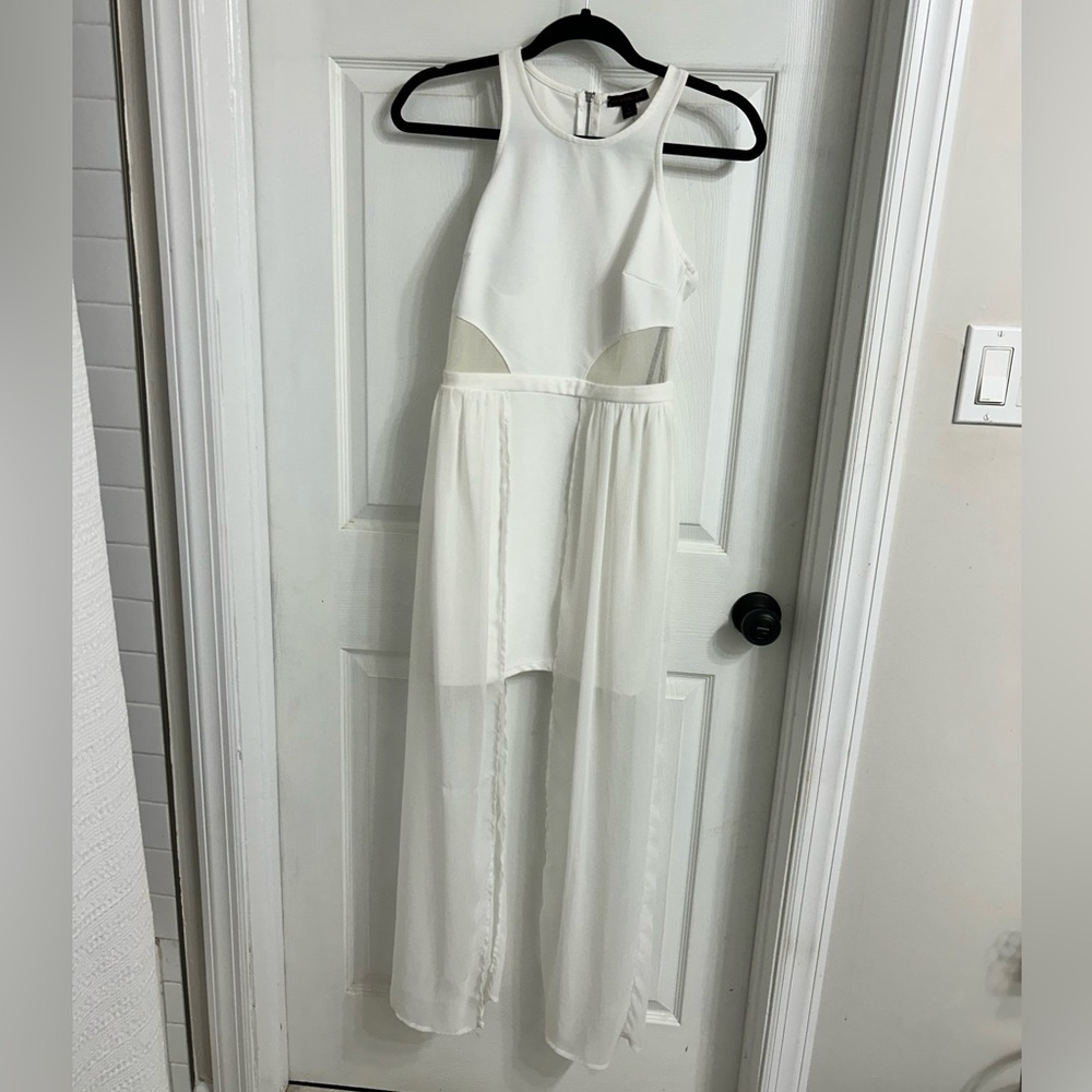 Material Girl White Dress Medium- bride, bridal, bachelorette